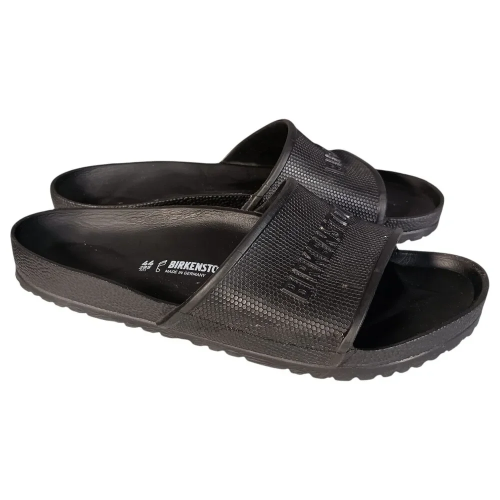 Birkenstock Barbados Essentials Slip On Casual Beach Sandals EVA Black Mens 11